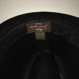 Vintage Accessories - Vintage Black Fedora Hat Vintage Accessories - Vintage Black Fedora Hat